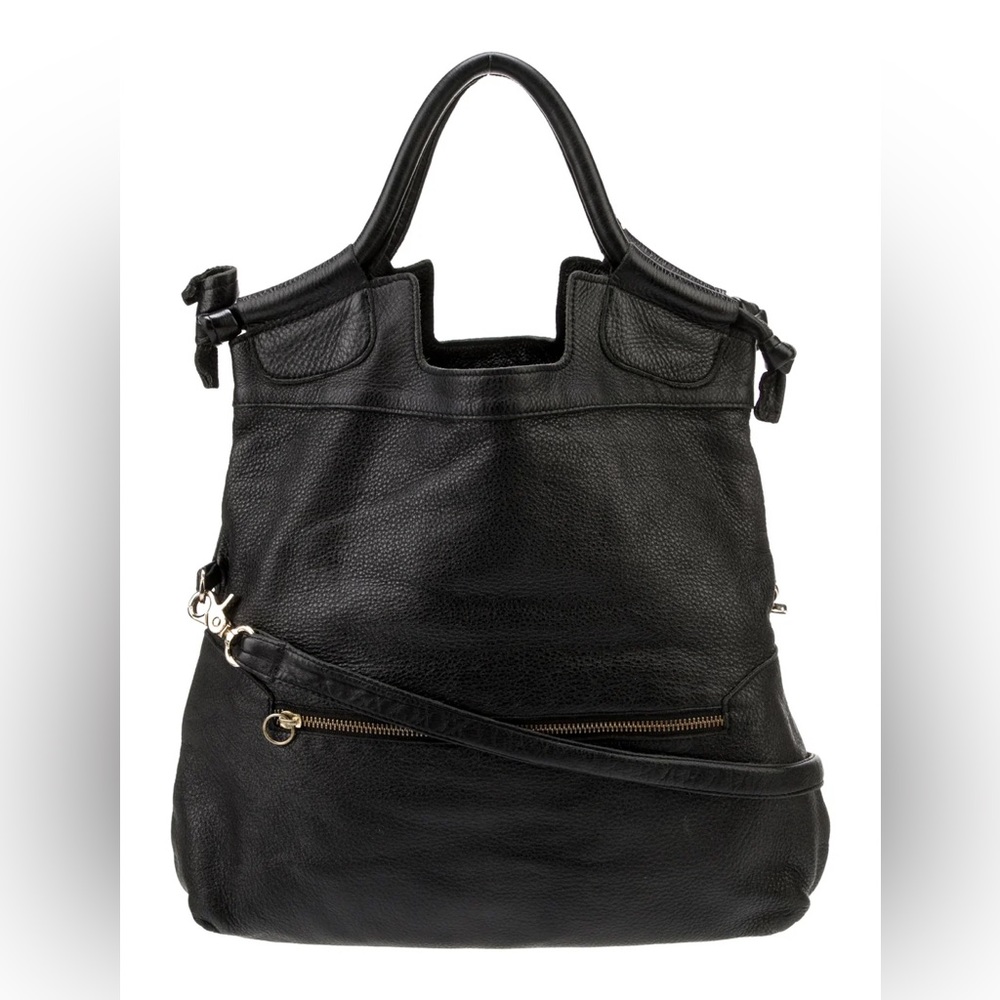 Foley + Corrina leather tote purse, convertible